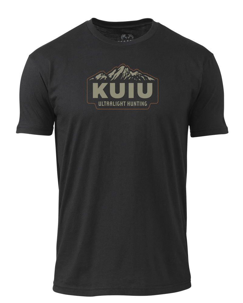Front of KUIU Mountain T-Shirt in Black