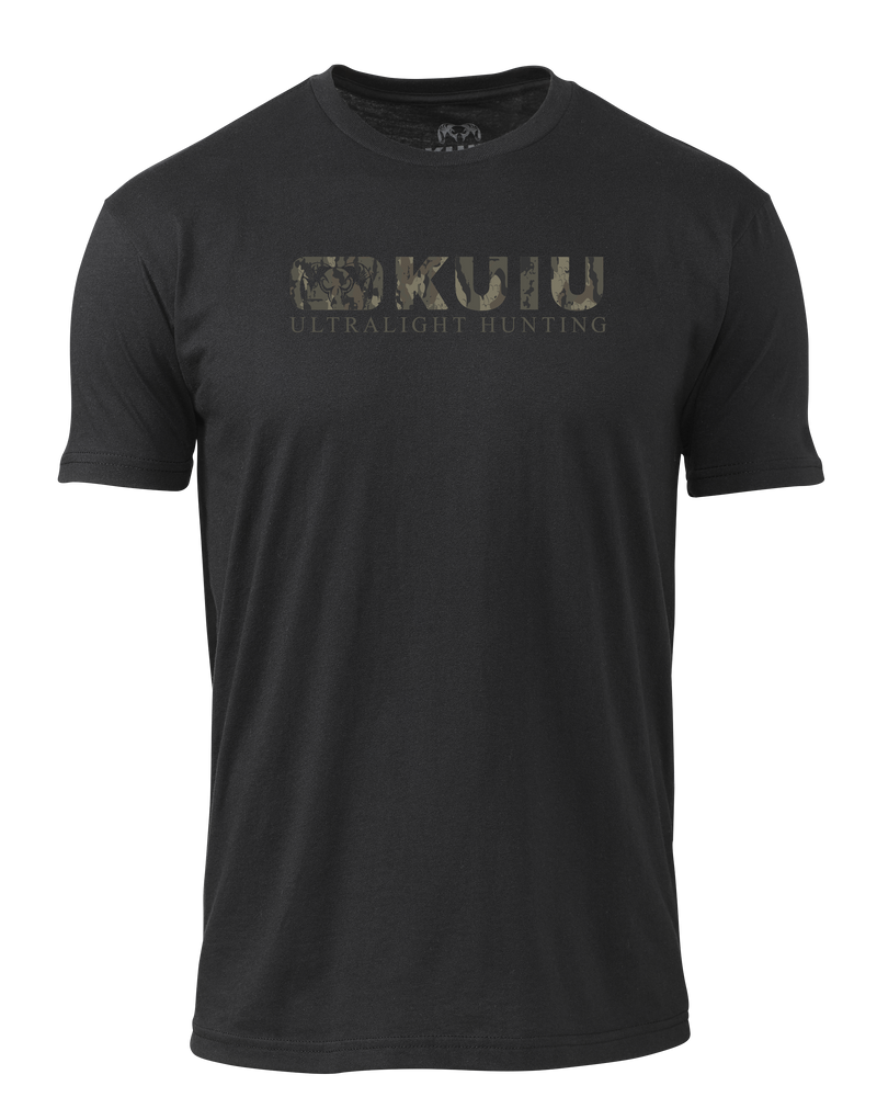 Front of KUIU Veros Block Logo in Black
