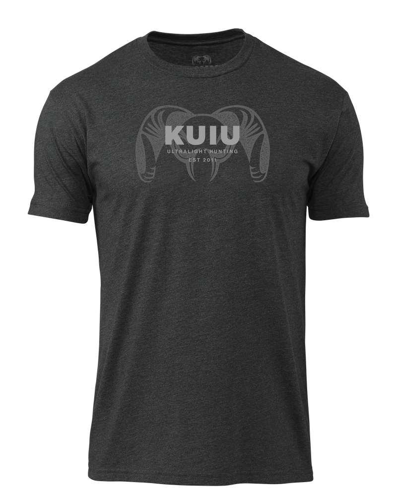 KUIU Overlay Logo T-Shirt | Charcoal