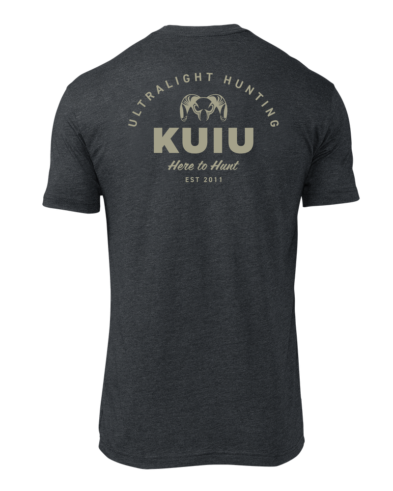 KUIU UL Back Logo T-Shirt | Charcoal