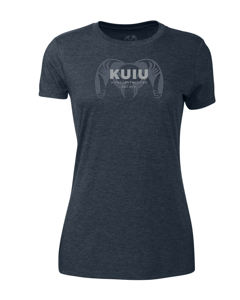 KUIU Women's Overlay Logo T-Shirt | Midnight Navy