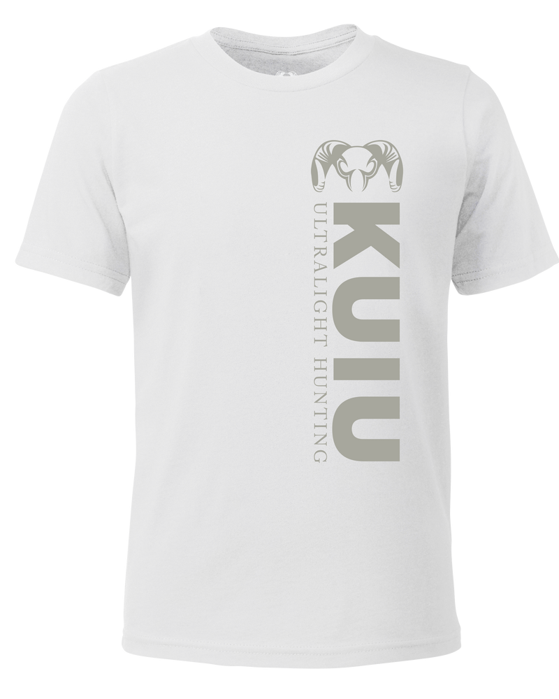 KUIU Youth Solid Vertical T-Shirt | White