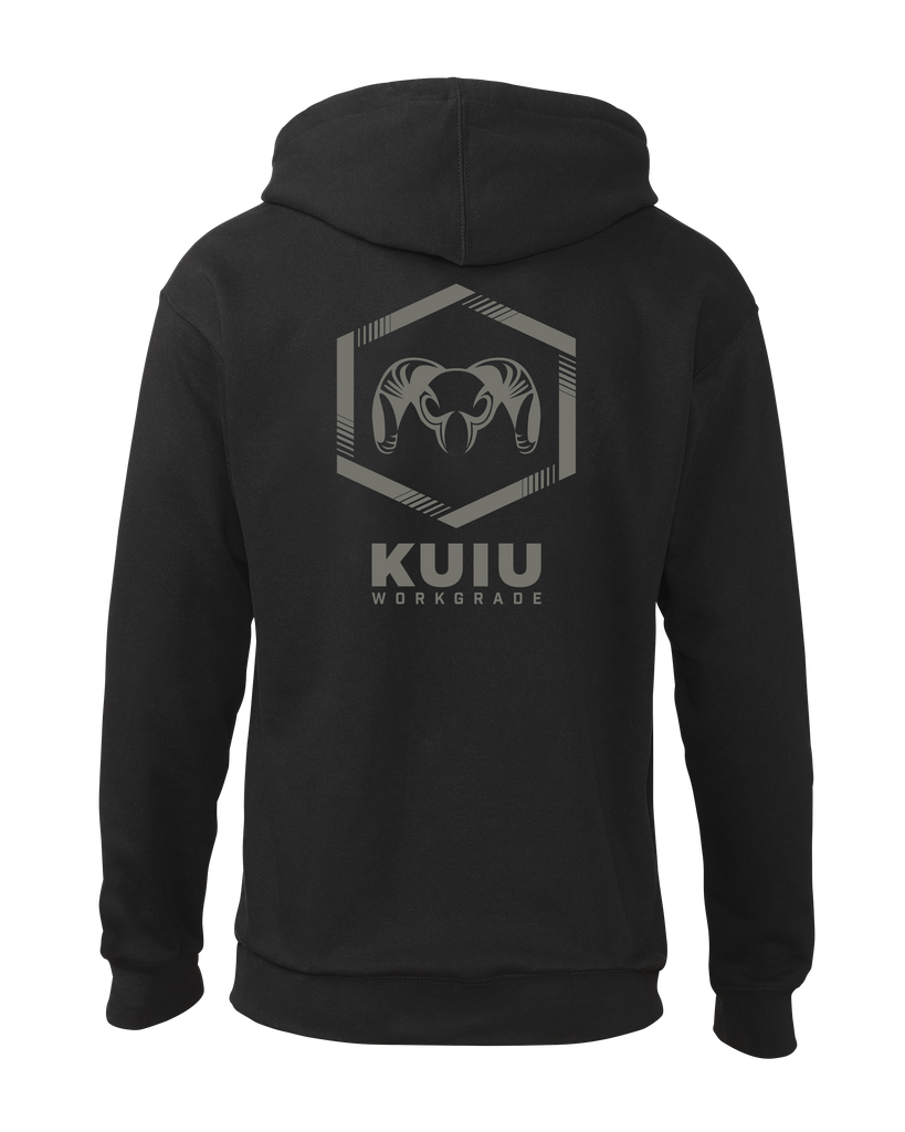 KUIU Workgrade Back Logo Hoodie | Black