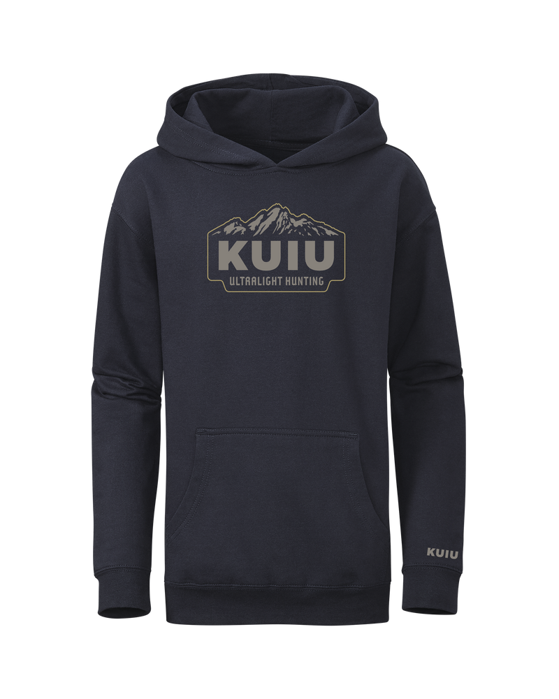 Youth Mountain Hoodie | Navy