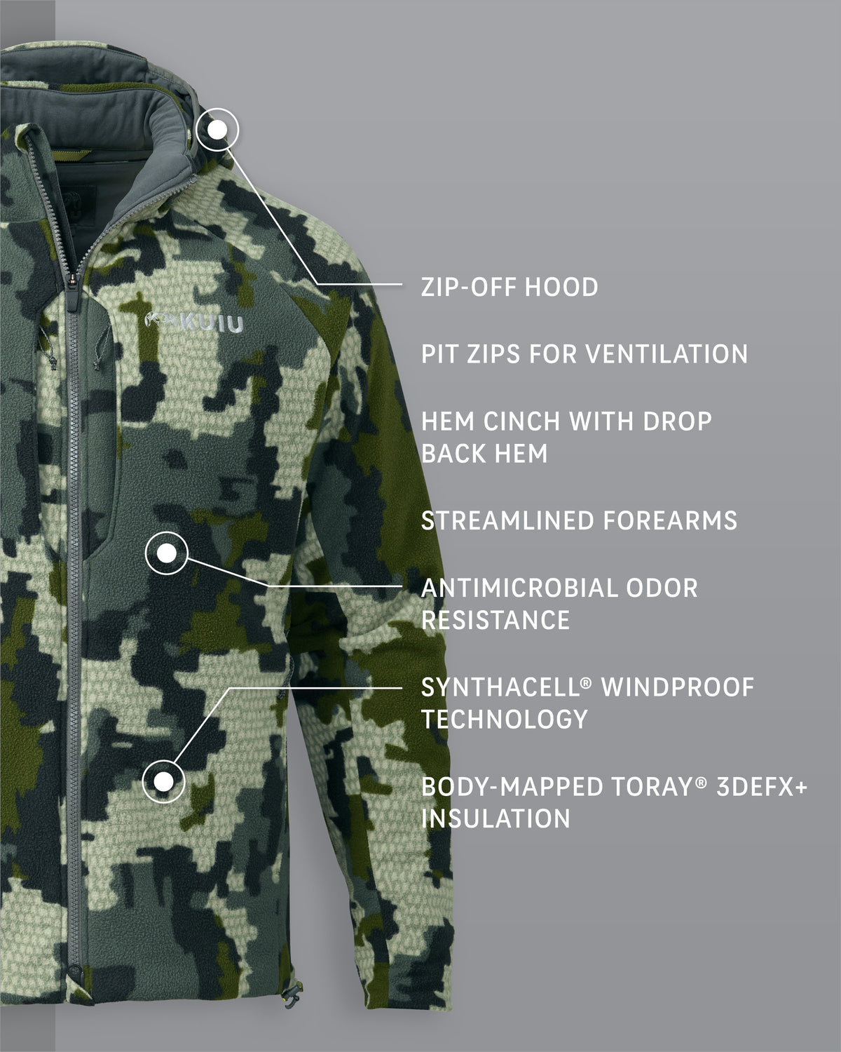 Proximity Hooded Insulated Jacket | Verde - KUIU