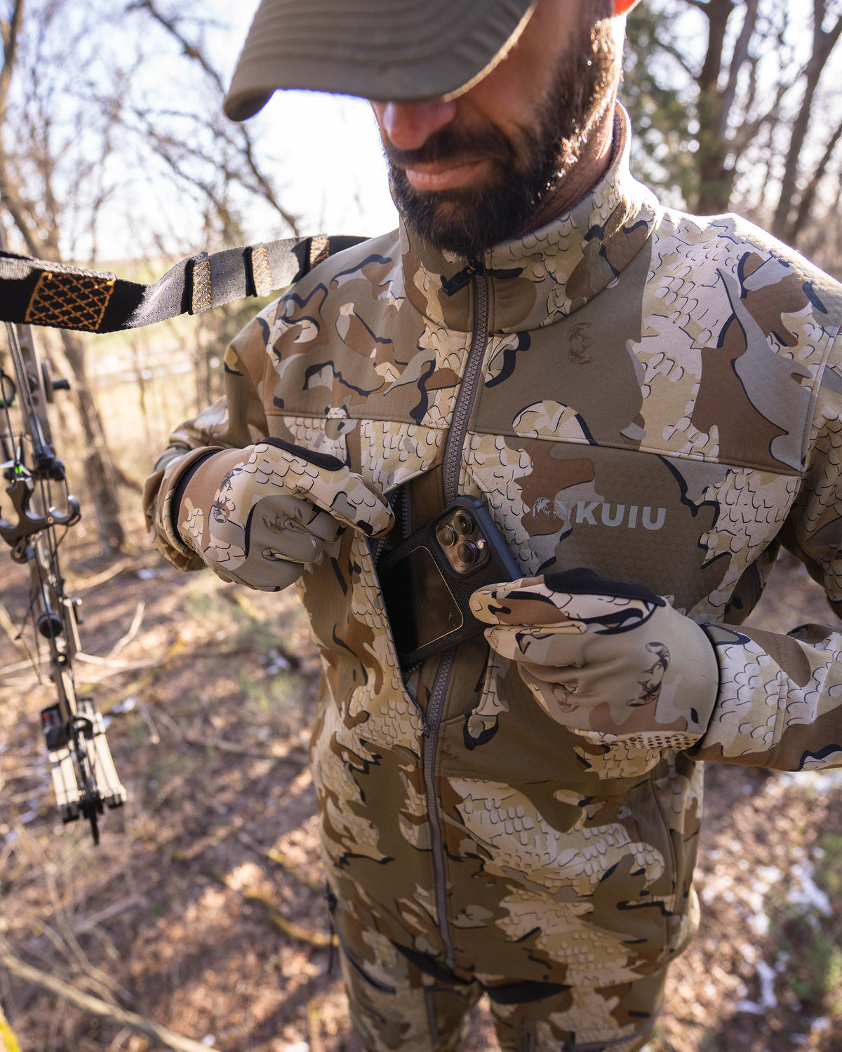 Encounter Quiet Hunting Jacket - Verde Camo