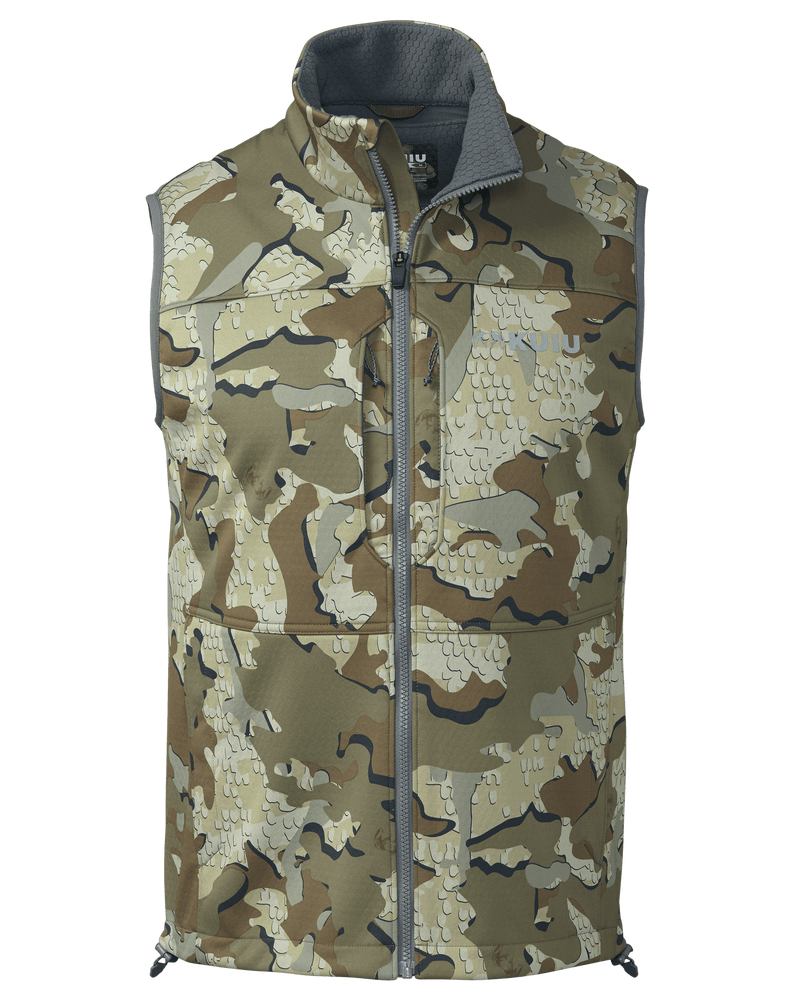 Front of Encounter Vest in Valo Camouflage