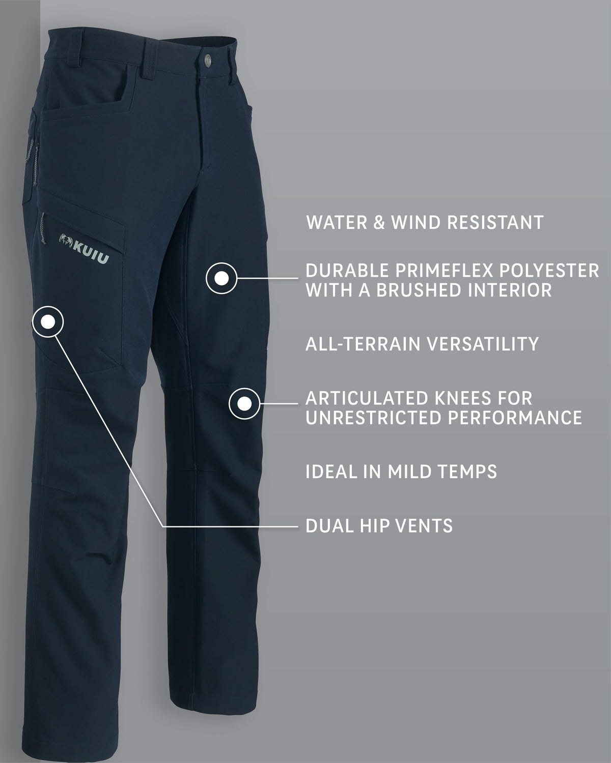 Quick-Drying Attack Hunting Pant - Navy | KUIU