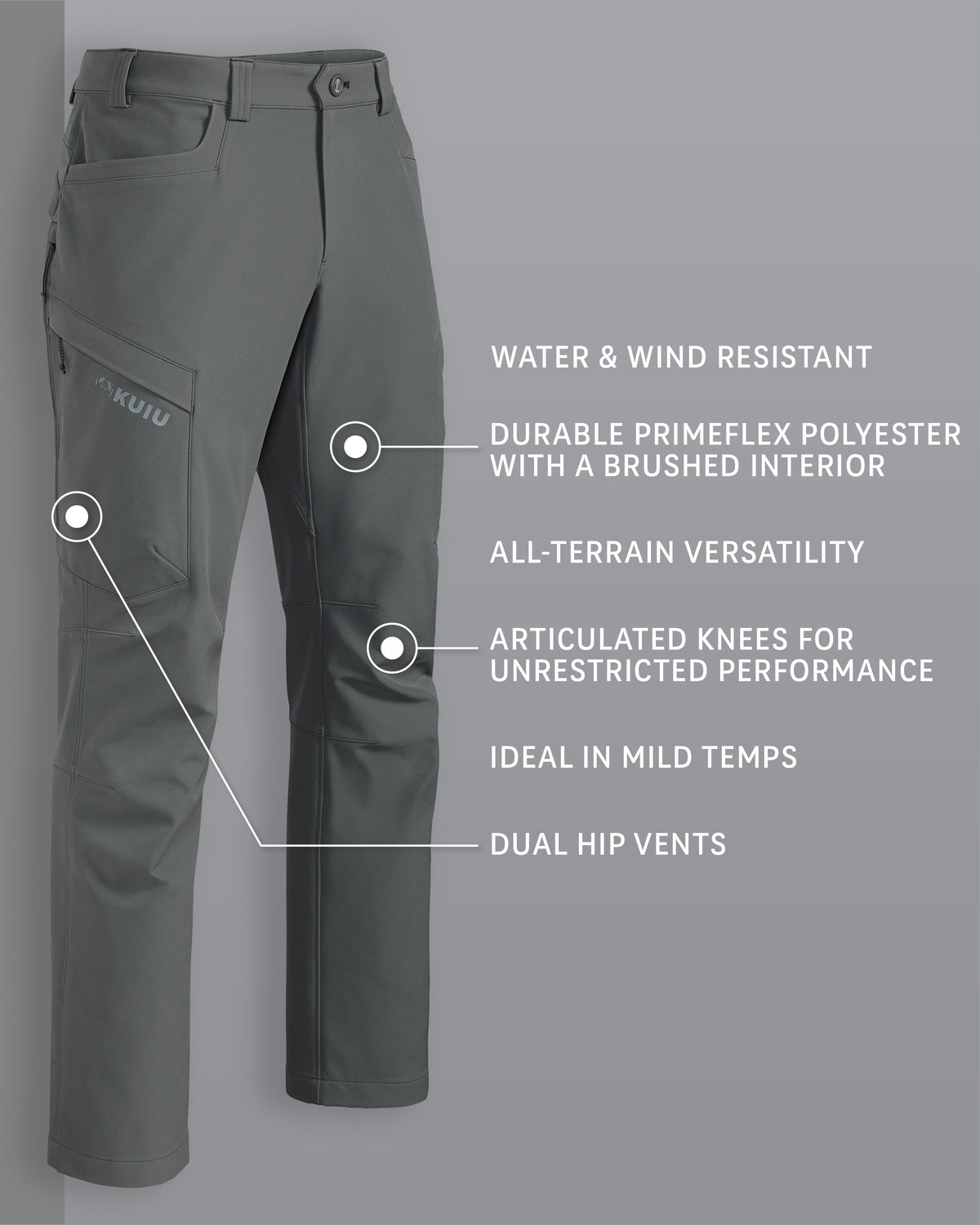 Quick-Drying Mid-Weight Attack Pant | Stone – KUIU