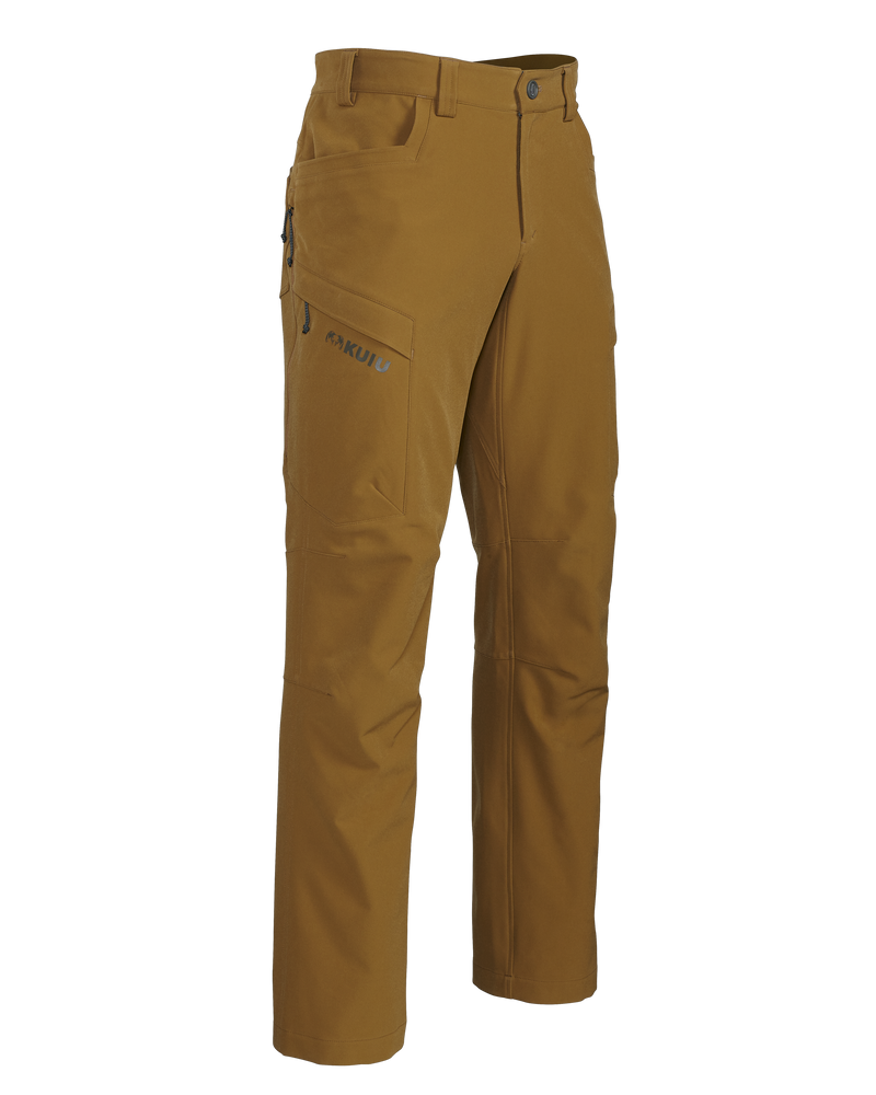Front of Attack Pant in Buckskin Brown