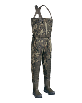 Front of KUIU HD PRO Flex Zip Wader in Veros Camouflage