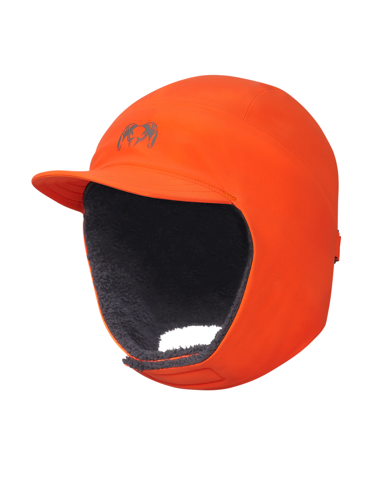Angled, Front of Mountain PRO Hat in Blaze Orange