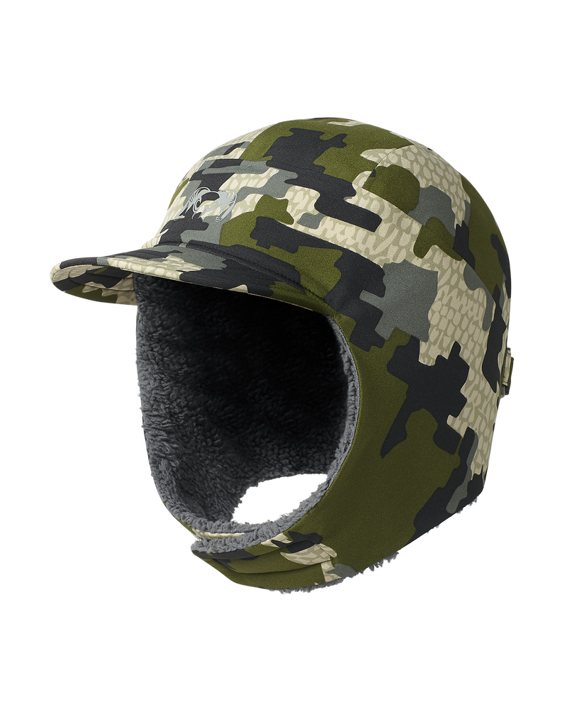 Angled, front of Mountain PRO Hat  in Verde Camouflage