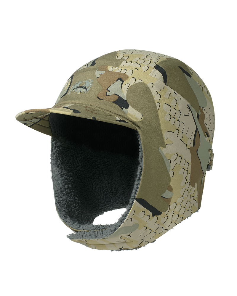 Angled, front of Mountain PRO Hat  in Valo Camouflage