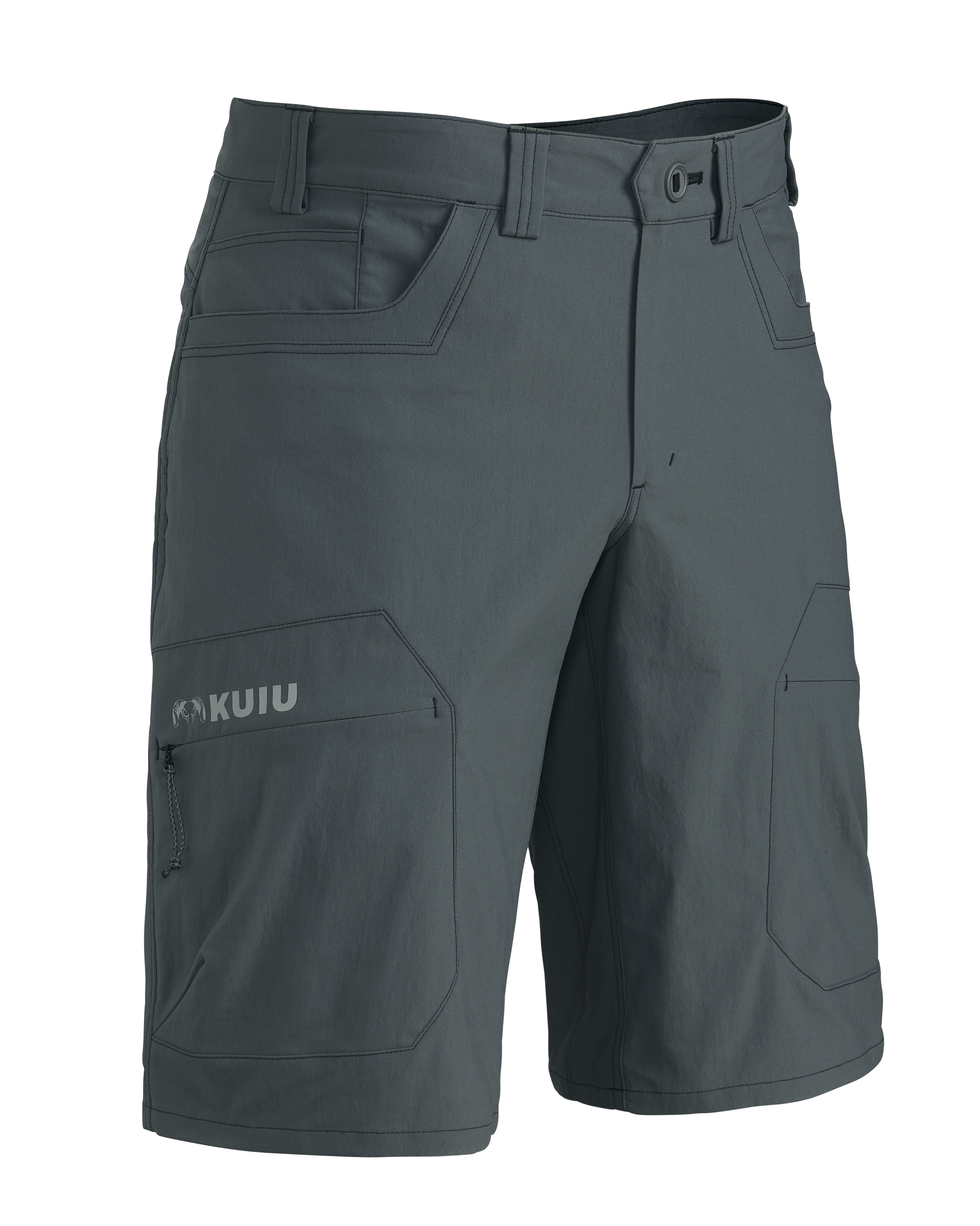 Kutana Stretch Woven Water Resistant Shorts - Gunmetal | KUIU Kutana Stretch Woven Water Resistant Shorts - Gunmetal | KUIU