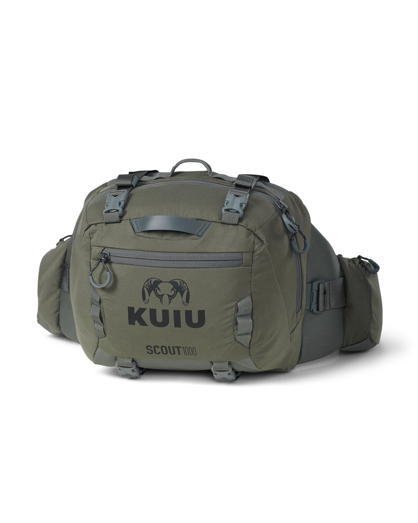 Scout 1000 Hunting Waist Pack w/ Shoulder Straps - Ash | KUIU