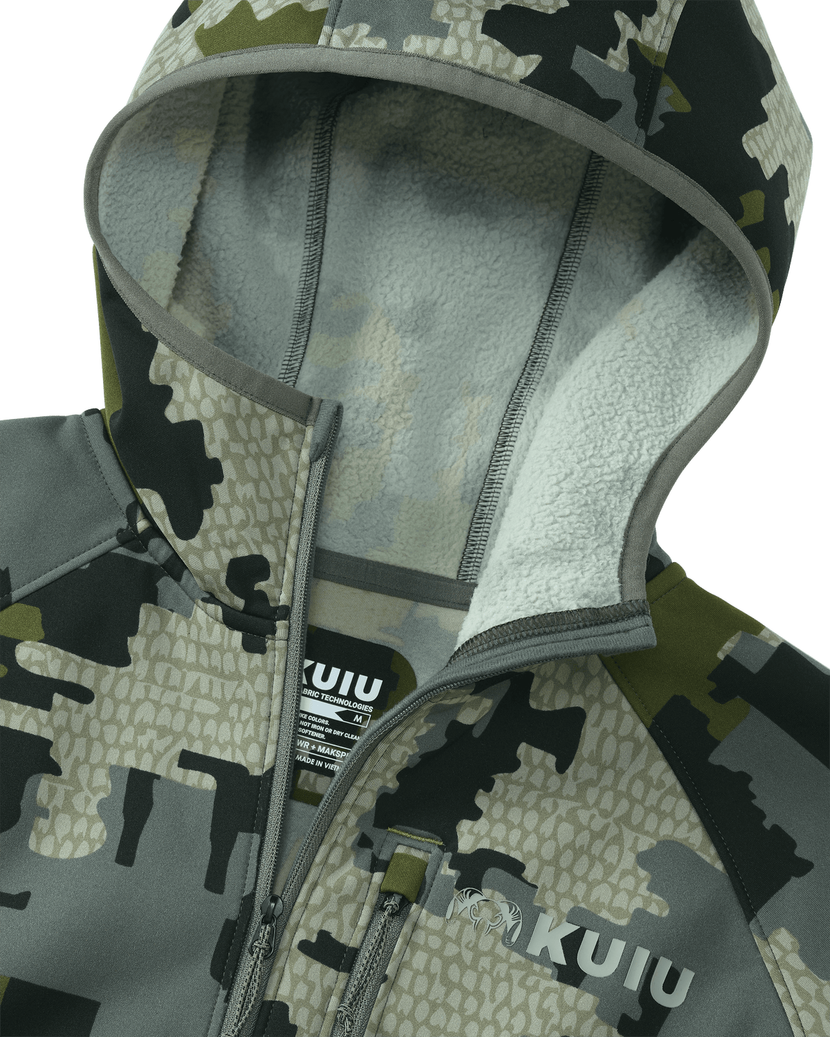 Men's Strongfleece 235 Zip Up T Hoodie - Verde| KUIU