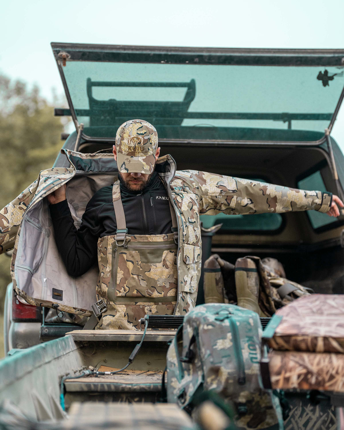 Strongfleece 290 Waterproof Full Zip Jacket - Valo Camo | KUIU