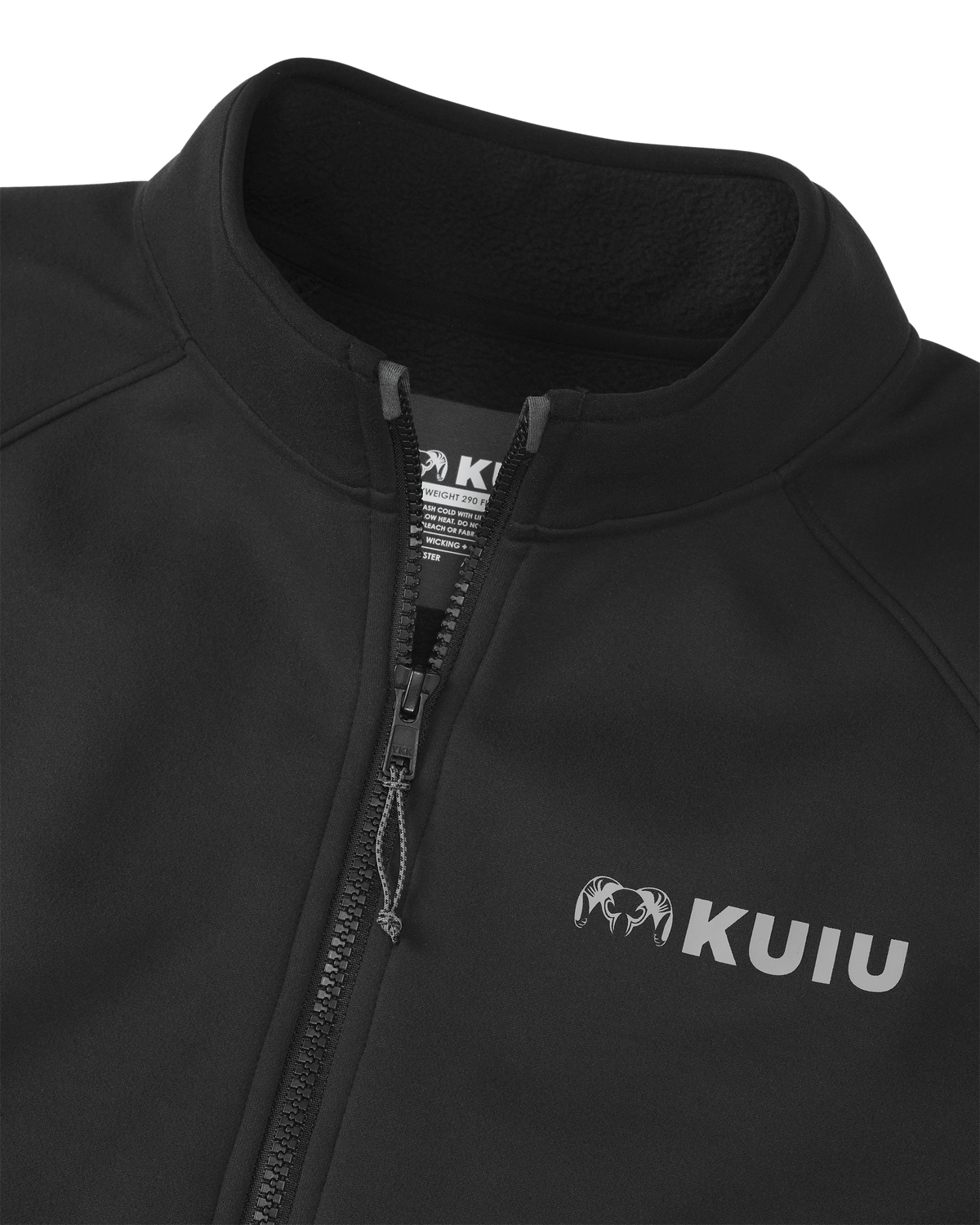 Encounter 290 Men's Half Zip Fleece Pullover - Black | KUIU