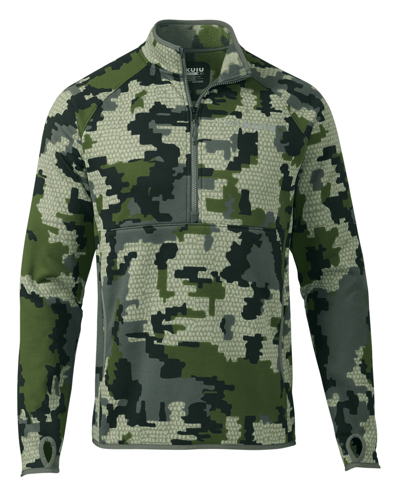 Heavy-Weight 290 Fleece Zip-T | Verde