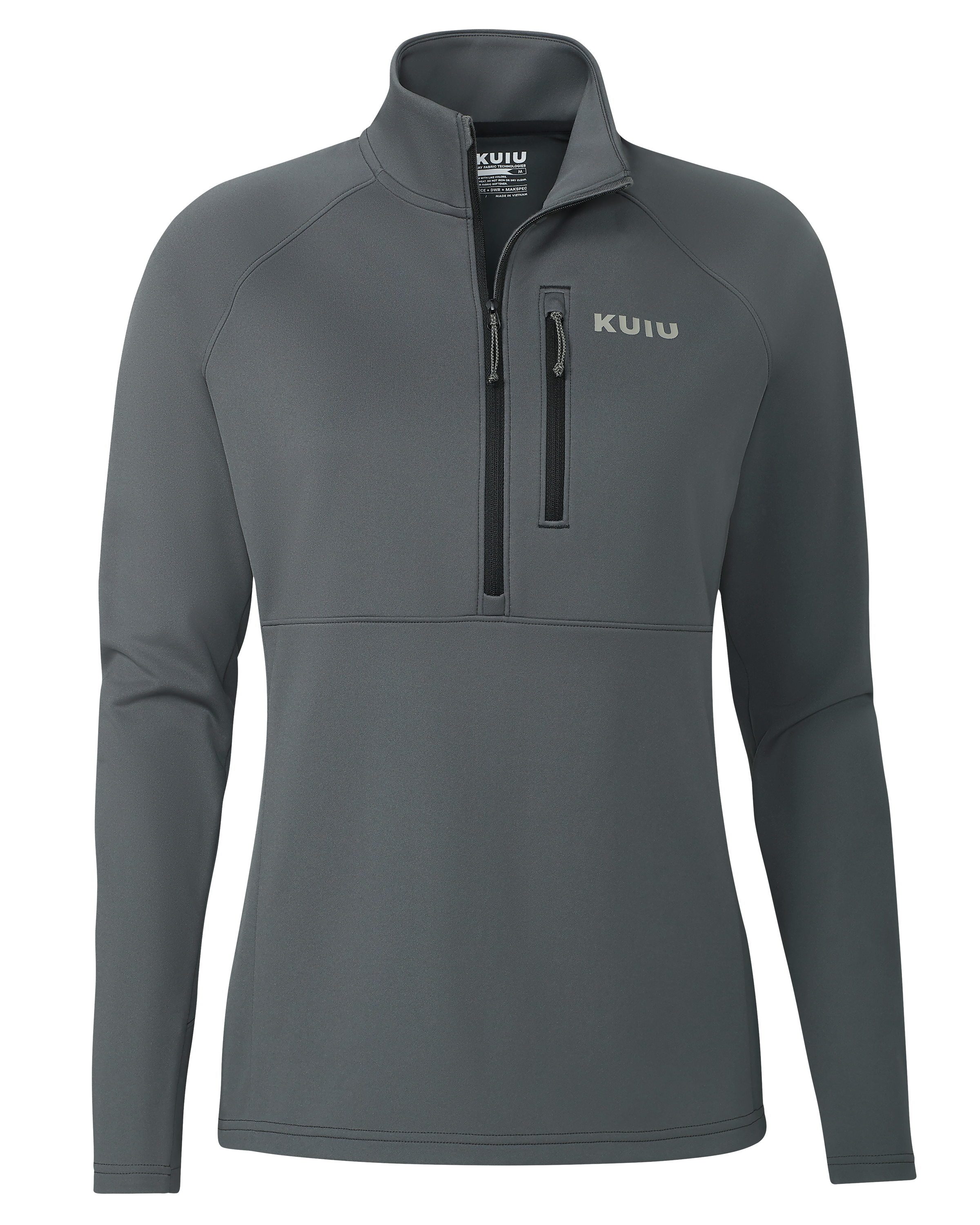 Women's Outdoor Fleece Zip-T - Gunmetal | KUIU Women's Outdoor Fleece Zip-T - Gunmetal | KUIU