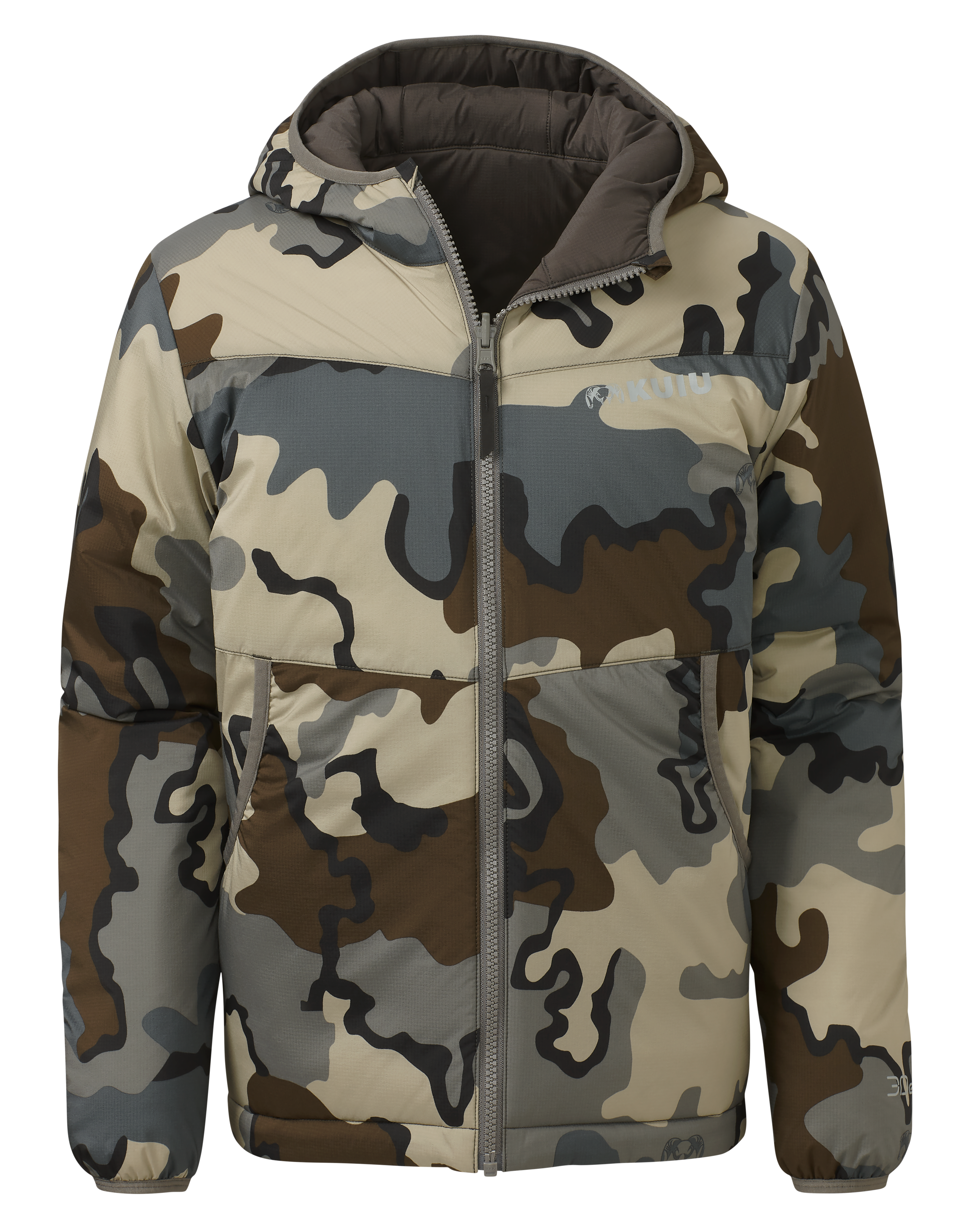 Reversible Camo Puffer Jacket ABC CAMO REVERSIBLE DOWN JACKET