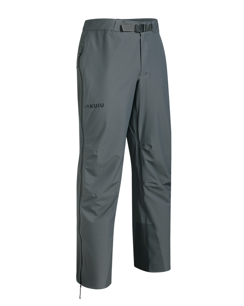 Front of Chugach TR Rain Pant in Gunmetal Grey