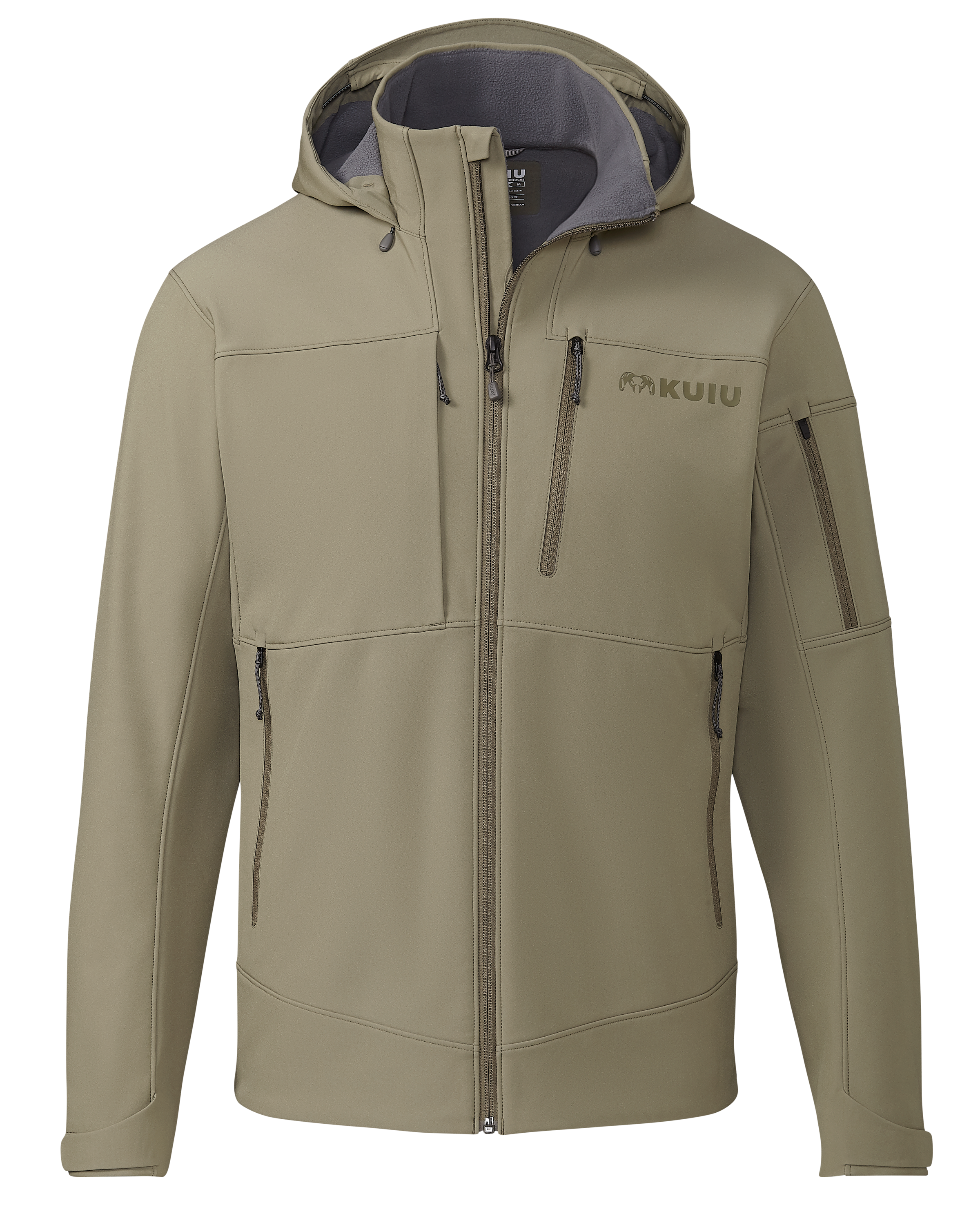 Guide PRO Hunting Soft Shell Hooded Jacket - Arctic Shadow | KUIU