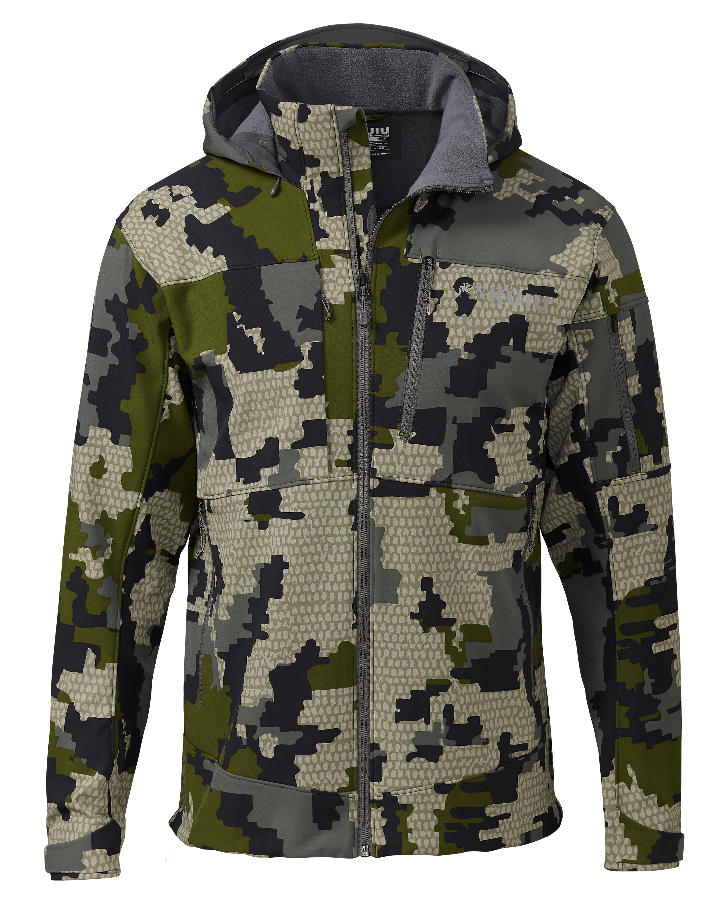 Guide PRO Hunting Soft Shell Jacket w/ Hood - Verde | KUIU