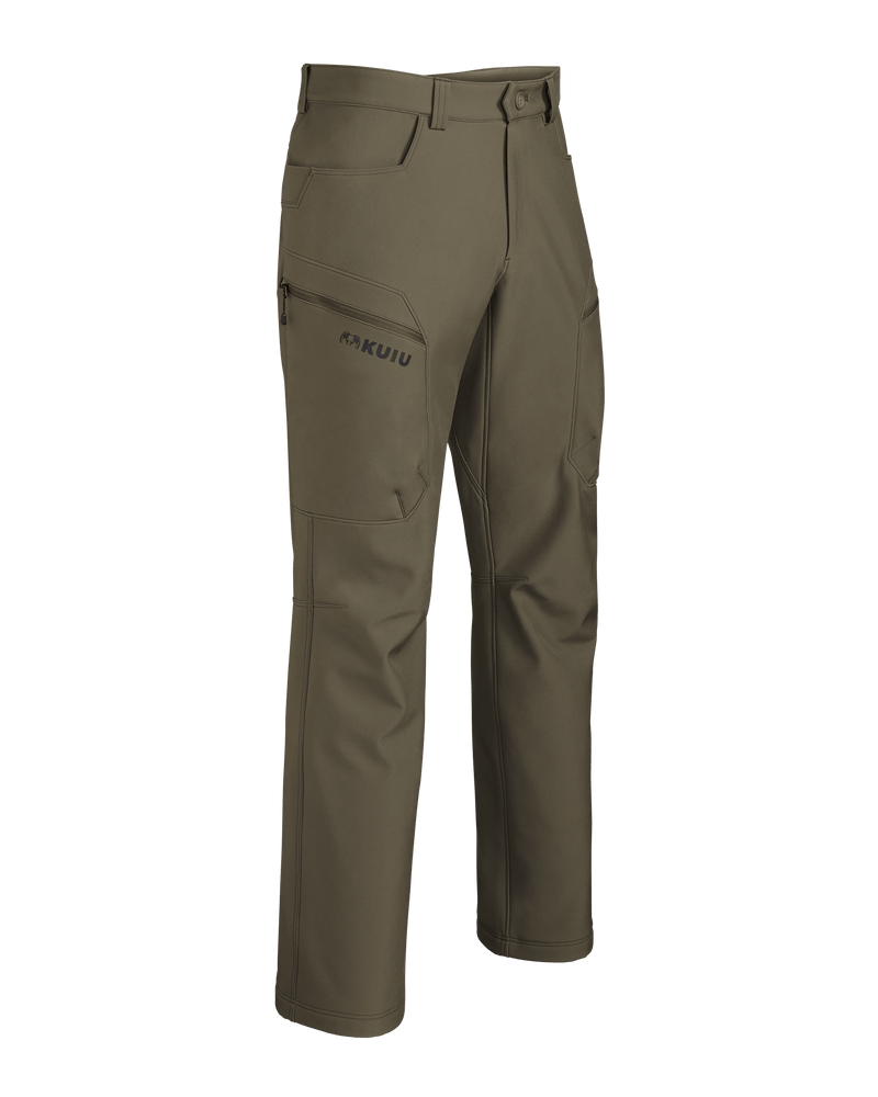 Front of Guide PRO Pant in Ash Brown