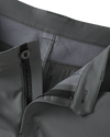 YKK Fly Zipper and Interior Bonded Wind Resistant Micro Fleece of the Guide PRO Pant in Ash Brown