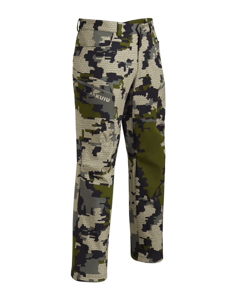 Front of Guide PRO Pant in Verde Camouflage