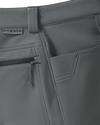 Zippered rear pocket of the Guide PRO Pant in Ash Brown