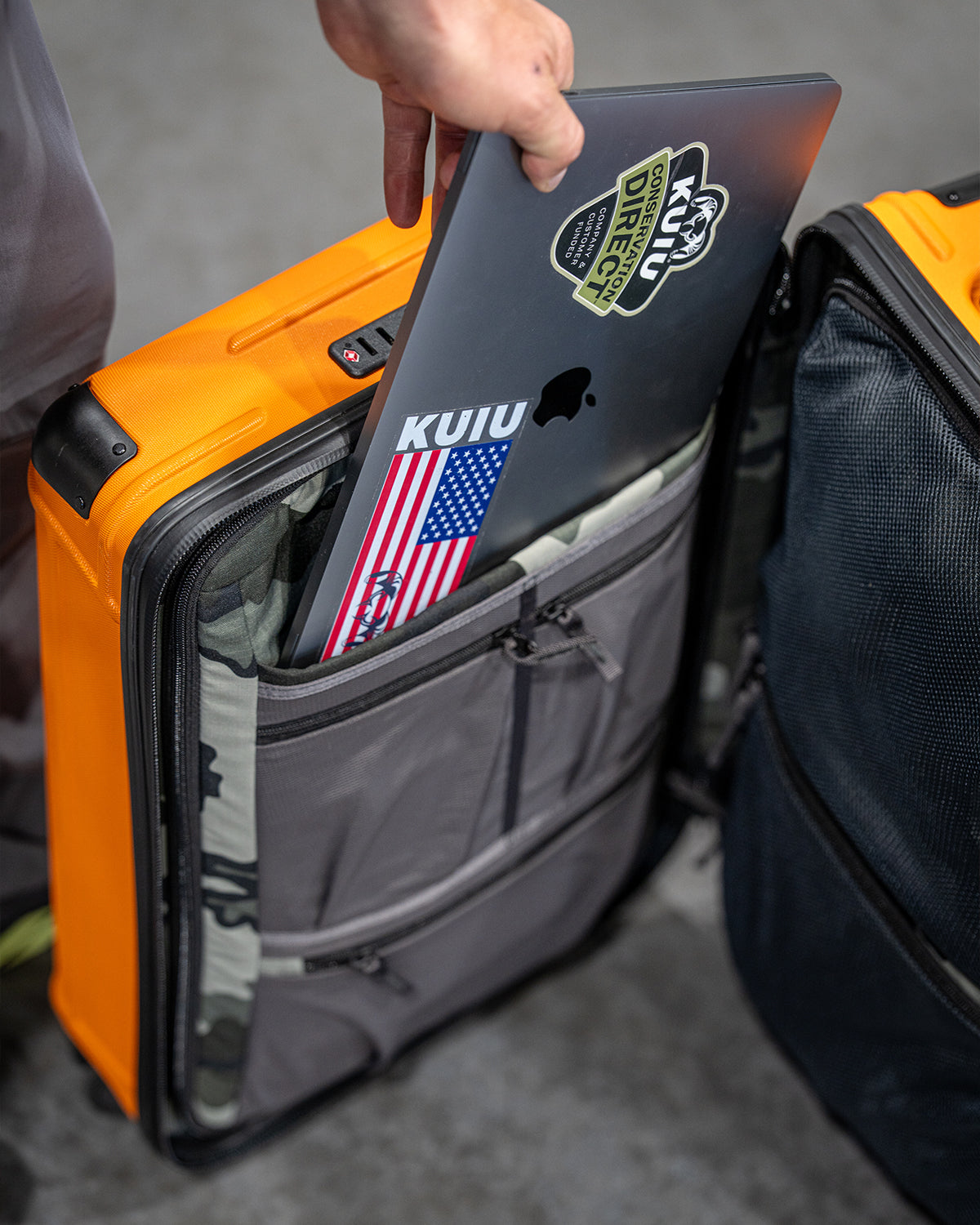 Hardline Hardside Spinner Carry-On Luggage - Orange | KUIU