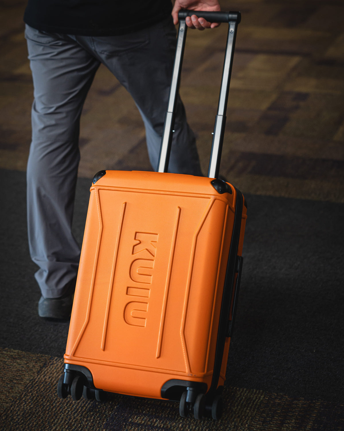 Hardline Hardside Spinner Carry-On Luggage - Orange | KUIU