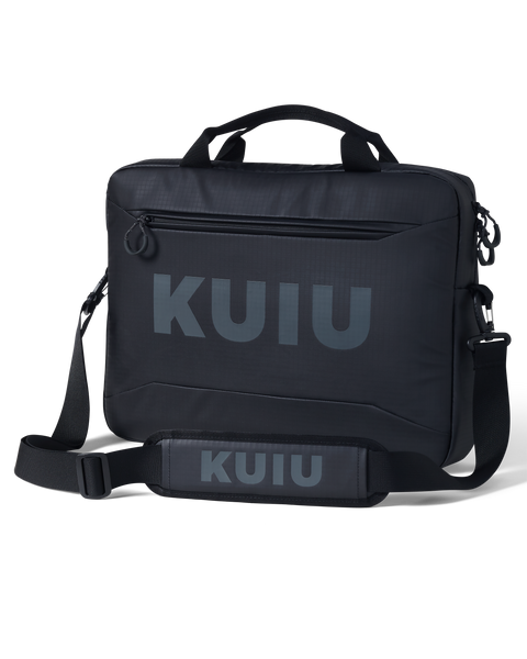 Waypoint Durable Water Resistant Black Messenger Bag KUIU