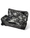 Opened view of internal storage, Showcasing fully padded and lined with 300D DWR coated polyester ripstop fabric with stretch-mesh pocketing and an internal lashing system in the main compartment