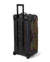 Back side, angled view of the Waypoint 6500 Roller Travel Bag in Bourbon Brown