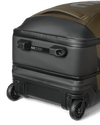 Bottom of Waypoint 6500 Roller Travel Bag in Bourbon Brown, Highlighting a two-wheel configuration