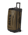 Angled view of the Waypoint 6500 Roller Travel Bag in Bourbon Brown