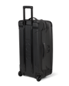 Back side, angled view of the Waypoint 6500 Roller Travel Bag in Gunmetal Grey