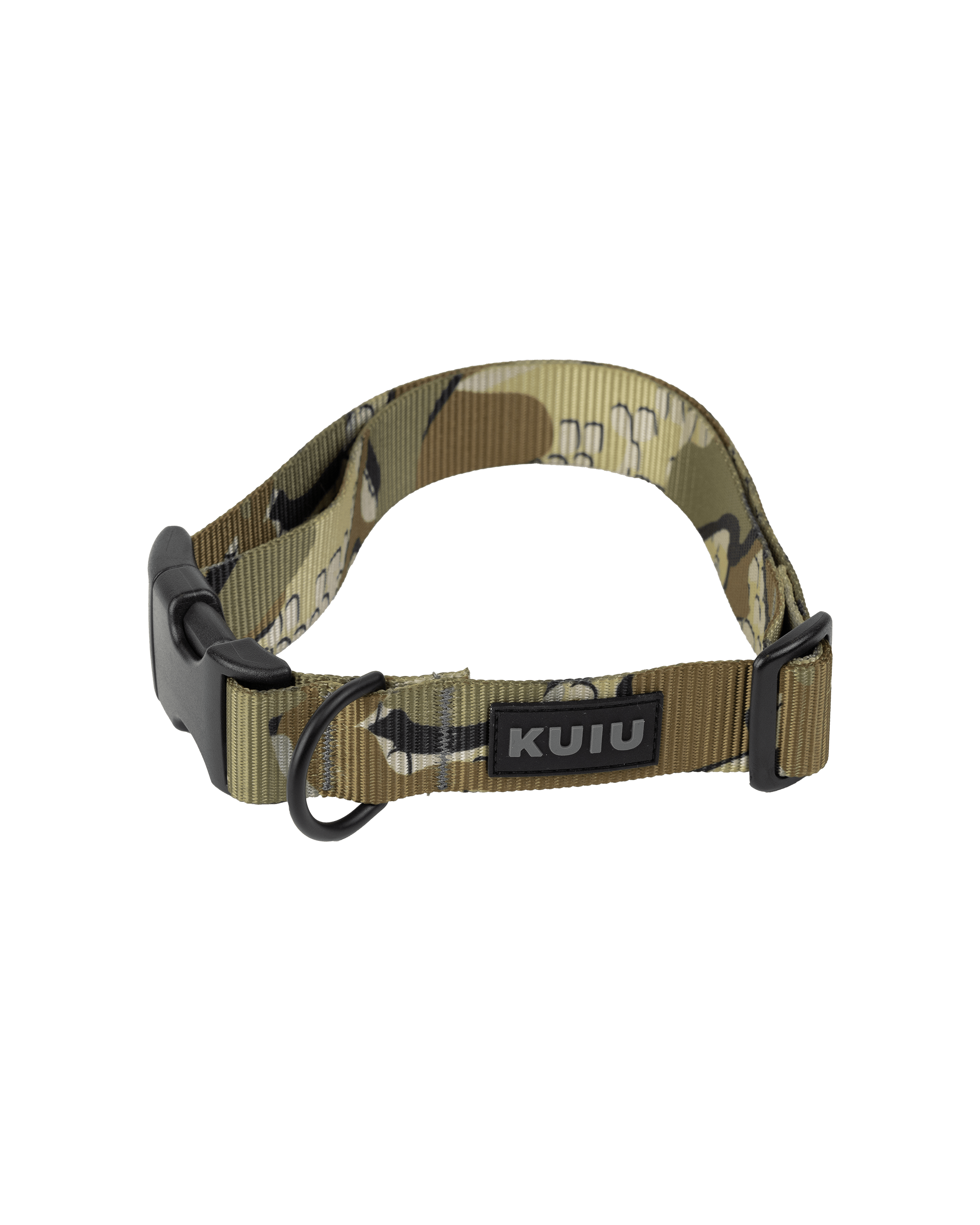 Camouflage Nylon Webbing Dog Collar Valo Camo KUIU
