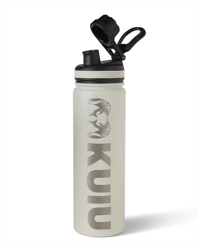 Front of KUIU 22 oz Bottle in Ivory