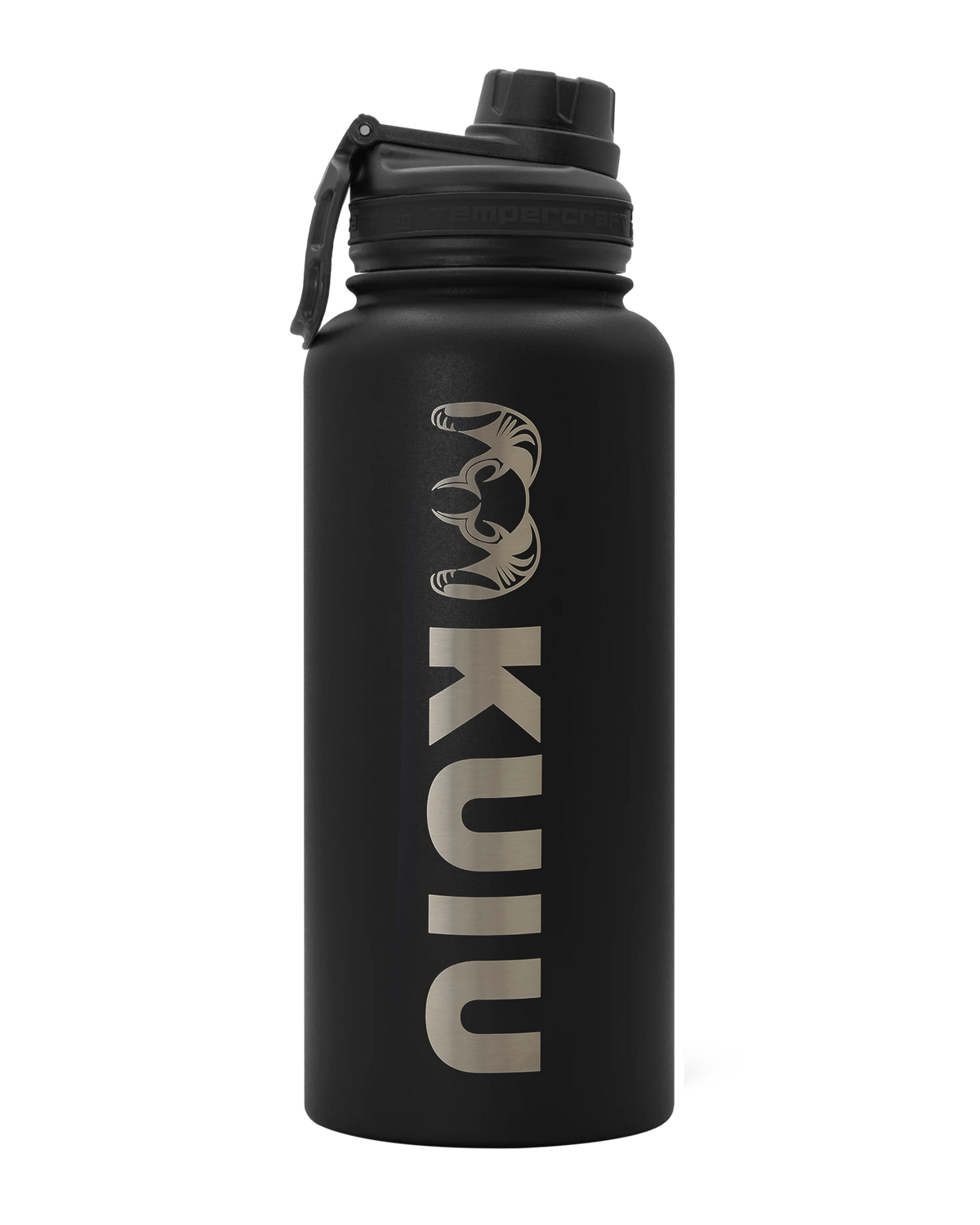 32 oz Insulated Stainless Steel Water Bottle - Black | KUIU