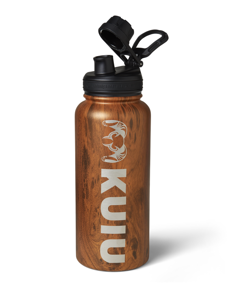 Front of KUIU 32 oz Bottle in Wood Brown