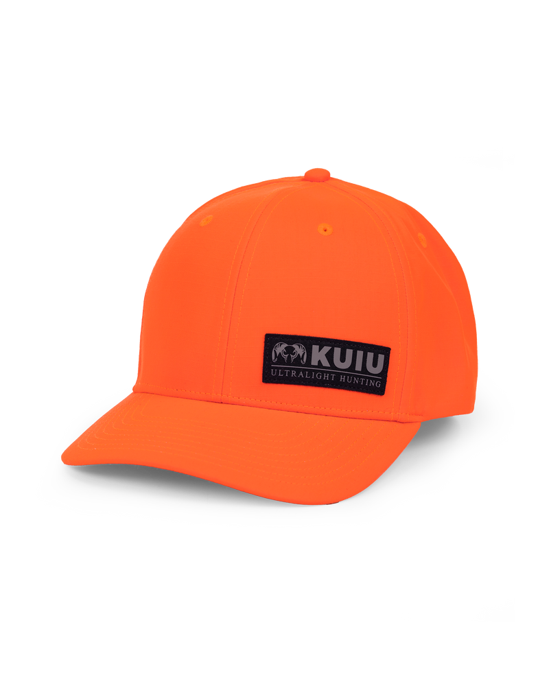 Front of KUIU Cordura Hat in Blaze Orange