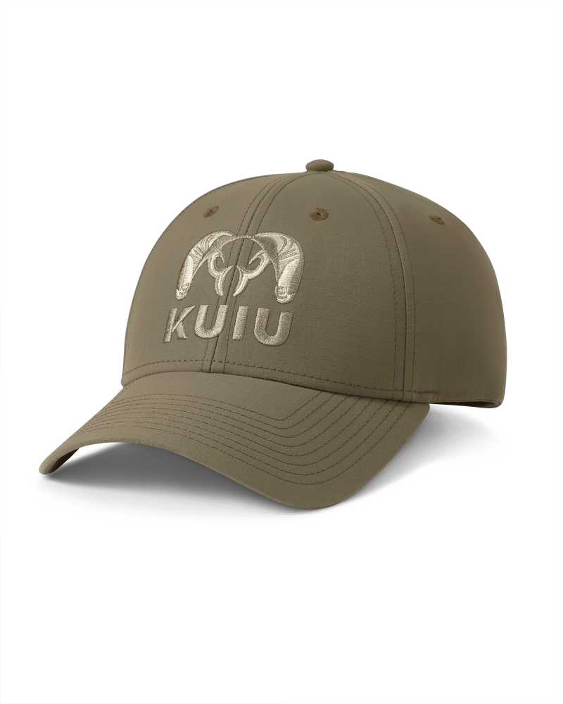 Front of PRO CORDURA Hat in Ash Brown