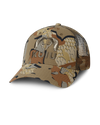 Front of PRO Mesh Back CORDURA® Hat in Vias Camouflage