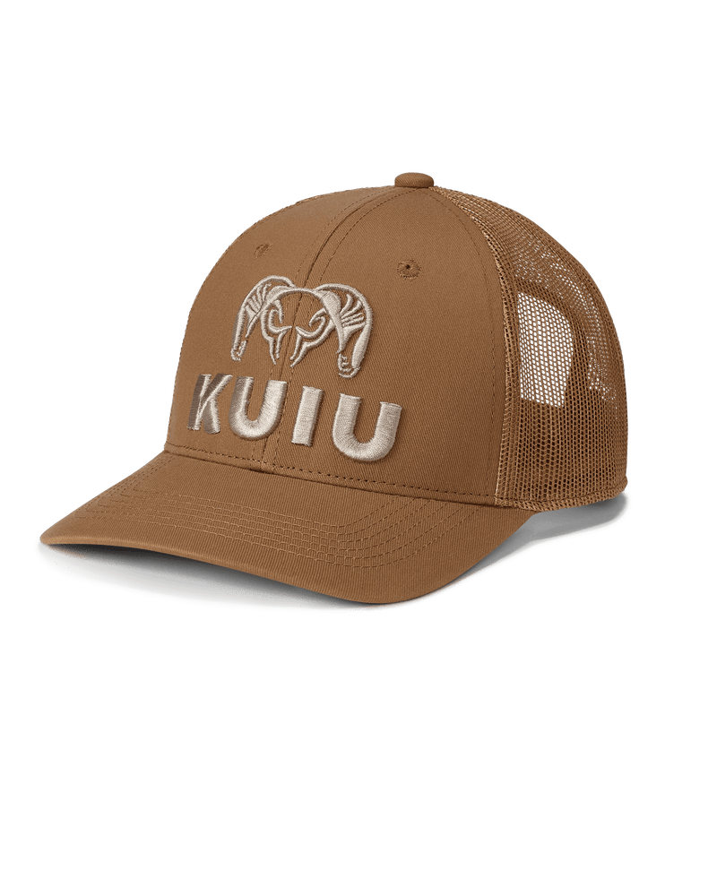 KUIU Embroidered Mesh Back Hat | Brown