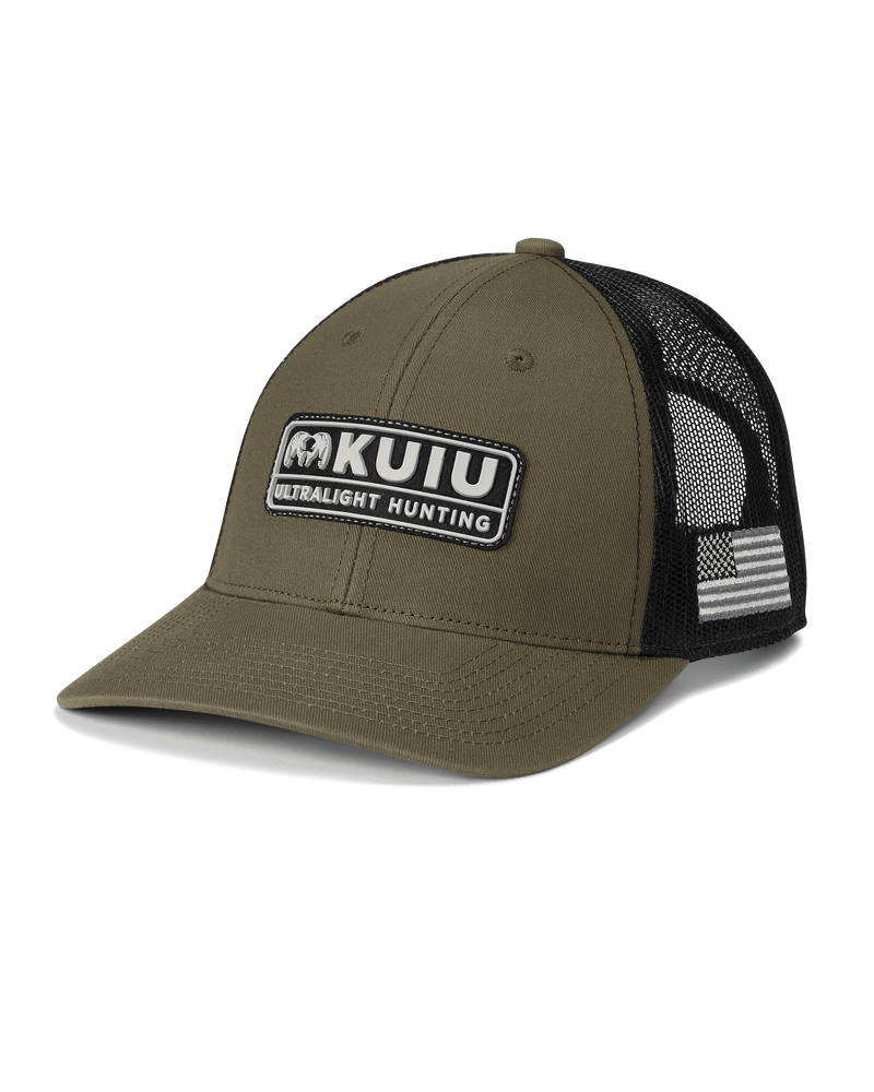KUIU Ultralight Hunting Patch Hat | Loden/Black